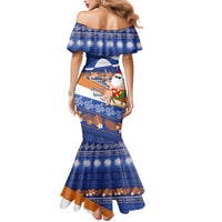Marshall Islands Christmas Family Matching Mermaid Dress and Hawaiian Shirt Beachy Santa Monono ilo raaneoan Nejin LT14 - Polynesian Pride
