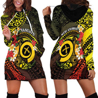 Vanuatu Christmas Hoodie Dress Vanuatuan Pig Tusk - Meri Krismas! LT14 - Polynesian Pride