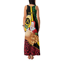 Vanuatu Christmas Family Matching Tank Maxi Dress and Hawaiian Shirt Vanuatuan Conch Shell - Meri Krismas! LT14 - Polynesian Pride