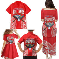 Personalised Taiwan Billiards Family Matching Puletasi and Hawaiian Shirt Eight-ball Pool Polynesia Tattoo LT14 - Polynesian Pride