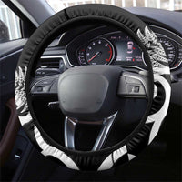 New Zealand Australia Rugby Steering Wheel Cover Wallabies Aboriginal All Black Maori Tiki Together LT14 - Polynesian Pride