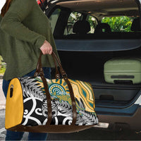 New Zealand Australia Rugby Travel Bag Wallabies Aboriginal All Black Maori Tiki Together LT14 - Polynesian Pride
