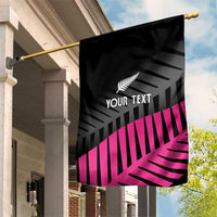 New Zealand Silver Fern Rugby Custom Garden Flag 2025 All Black Go Champions LT14 House Flag Black - Polynesian Pride