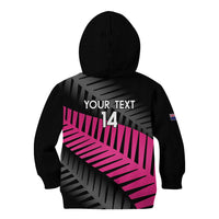 New Zealand Silver Fern Rugby Custom Kid Hoodie 2025 All Black Go Champions LT14 - Polynesian Pride
