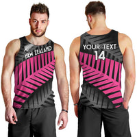 New Zealand Silver Fern Rugby Custom Men Tank Top 2025 All Black Go Champions LT14 - Polynesian Pride