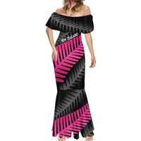 New Zealand Silver Fern Rugby Custom Mermaid Dress 2025 All Black Go Champions LT14 - Polynesian Pride