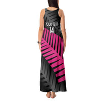 New Zealand Silver Fern Rugby Custom Tank Maxi Dress 2025 All Black Go Champions LT14 - Polynesian Pride