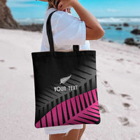 New Zealand Silver Fern Rugby Custom Tote Bag 2025 All Black Go Champions LT14 - Polynesian Pride