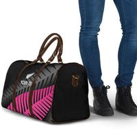 New Zealand Silver Fern Rugby Custom Travel Bag 2025 All Black Go Champions LT14 - Polynesian Pride