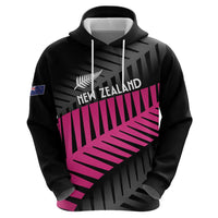 New Zealand Silver Fern Rugby Custom Zip Hoodie 2025 All Black Go Champions LT14 - Polynesian Pride