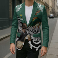 New Zealand South Africa Rugby Custom Blazer Springboks Kente All Black Maori Together LT14 - Polynesian Pride