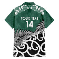 New Zealand South Africa Rugby Custom Family Matching Off Shoulder Maxi Dress and Hawaiian Shirt Springboks Kente All Black Maori Together LT14 - Polynesian Pride