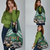 New Zealand South Africa Rugby Grocery Bag Springboks Kente All Black Maori Together LT14 - Polynesian Pride
