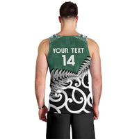 New Zealand South Africa Rugby Custom Men Tank Top Springboks Kente All Black Maori Together LT14 - Polynesian Pride