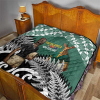 New Zealand South Africa Rugby Quilt Springboks Kente All Black Maori Together LT14 - Polynesian Pride