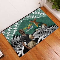 New Zealand South Africa Rugby Rubber Doormat Springboks Kente All Black Maori Together LT14 - Polynesian Pride