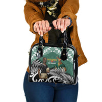 New Zealand South Africa Rugby Shoulder Handbag Springboks Kente All Black Maori Together LT14 One Size Green - Polynesian Pride