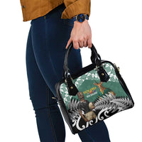 New Zealand South Africa Rugby Shoulder Handbag Springboks Kente All Black Maori Together LT14 - Polynesian Pride