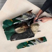New Zealand South Africa Rugby Umbrella Springboks Kente All Black Maori Together LT14 - Polynesian Pride