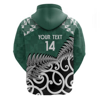 New Zealand South Africa Rugby Custom Zip Hoodie Springboks Kente All Black Maori Together LT14 - Polynesian Pride