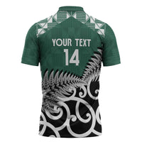 New Zealand South Africa Rugby Custom Zipper Polo Shirt Springboks Kente All Black Maori Together LT14 - Polynesian Pride