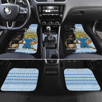 New Zealand Argentina Rugby Car Mats 2025 Los Pumas All Black Together LT14 Set 4pcs Black - Polynesian Pride