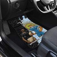 New Zealand Argentina Rugby Car Mats 2025 Los Pumas All Black Together LT14 - Polynesian Pride