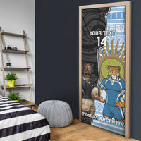 New Zealand Argentina Rugby Door Cover 2025 Los Pumas All Black Together LT14 - Polynesian Pride
