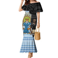 New Zealand Argentina Rugby Custom Mermaid Dress 2025 Los Pumas All Black Together LT14 Women Black - Polynesian Pride