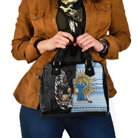 New Zealand Argentina Rugby Shoulder Handbag 2025 Los Pumas All Black Together LT14 - Polynesian Pride