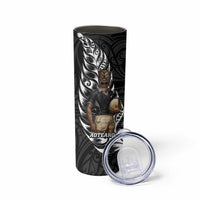 New Zealand Argentina Rugby Skinny Tumbler 2025 Los Pumas All Black Together LT14 - Polynesian Pride