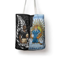 New Zealand Argentina Rugby Tote Bag 2025 Los Pumas All Black Together LT14 - Polynesian Pride