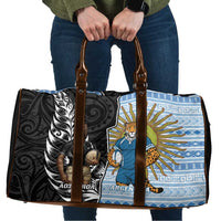 New Zealand Argentina Rugby Travel Bag 2025 Los Pumas All Black Together LT14 Black - Polynesian Pride
