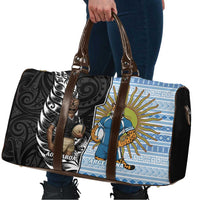 New Zealand Argentina Rugby Travel Bag 2025 Los Pumas All Black Together LT14 - Polynesian Pride