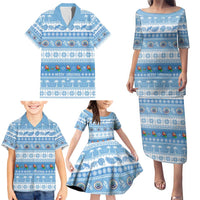 FSM Christmas Family Matching Puletasi and Hawaiian Shirt Merry Xmas Federated States of Micronesia LT14 - Polynesian Pride