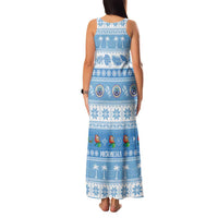 FSM Christmas Family Matching Tank Maxi Dress and Hawaiian Shirt Merry Xmas Federated States of Micronesia LT14 - Polynesian Pride
