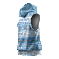 FSM Christmas Sleeveless Hoodie Merry Xmas Federated States of Micronesia LT14 - Polynesian Pride