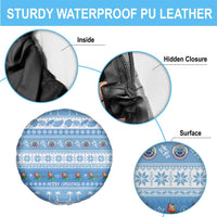 FSM Christmas Spare Tire Cover Merry Xmas Federated States of Micronesia LT14 - Polynesian Pride