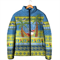 Palau Christmas Padded Jacket Chilling Santa Ungil Kurismas LT14 - Polynesian Pride