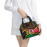 Vanuatu Unity Day Shoulder Handbag 29 November Coat Of Arms With Flag Style LT14 - Polynesian Pride