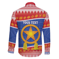Personalized The Philippines Christmas Family Matching Puletasi and Hawaiian Shirt Pilipinas Parol - Maligayang Pasko! LT14 - Polynesian Pride