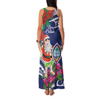 Guam Christmas Family Matching Tank Maxi Dress and Hawaiian Shirt Poinsettia With Bougainvillea - Felis Pasgua! LT14 - Polynesian Pride