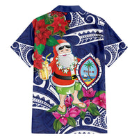 Guam Christmas Hawaiian Shirt Poinsettia With Bougainvillea - Felis Pasgua! LT14 - Polynesian Pride