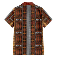 Malo e Lelei Tonga Family Matching Off The Shoulder Long Sleeve Dress and Hawaiian Shirt Tongan Ngatu Tapa Cloth LT14 - Polynesian Pride