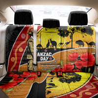 New Zealand And Australia ANZAC Day Back Car Seat Cover Aboriginal Maori Starring Night Style LT14 - Polynesian Pride