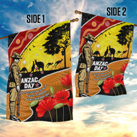 New Zealand And Australia ANZAC Day Garden Flag Aboriginal Maori Starring Night Style LT14 - Polynesian Pride