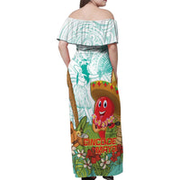 Hawaii Cinco de Mayo Family Matching Off Shoulder Maxi Dress and Hawaiian Shirt Chili Pepper Hula Girl Tropical Vibes LT14 - Polynesian Pride