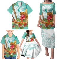 Hawaii Cinco de Mayo Family Matching Puletasi and Hawaiian Shirt Chili Pepper Hula Girl Tropical Vibes LT14 - Polynesian Pride