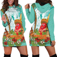 Hawaii Cinco de Mayo Hoodie Dress Chili Pepper Hula Girl Tropical Vibes LT14 - Polynesian Pride
