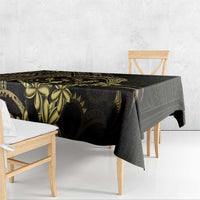 Gold Kosrae Liberation Day Tablecloth September 8 Polynesian Tattoo - Polynesian Pride